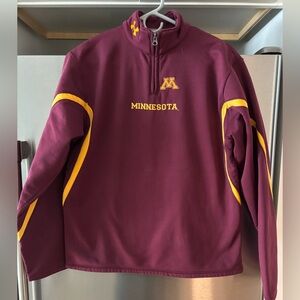 Under Armour Maroon and Gold Fleece Pullover